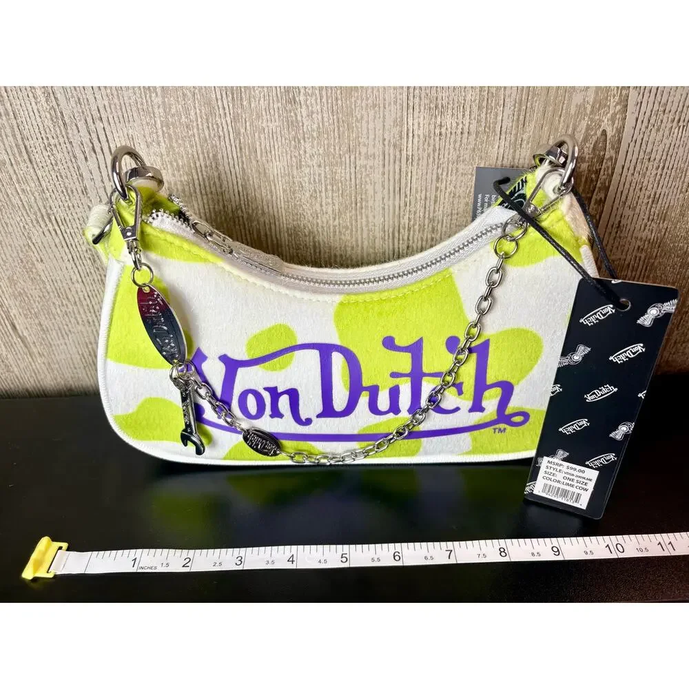 Von Dutch New With Tags Giraffe Purse & Trucker Hat Bundle! - Picture 2 of 7